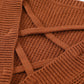 Crisscross Back Waffle-Knit Sweater