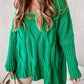 Plus Size Cabble Knit Long Sleeve Sweater