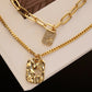 Never Out Of Reach 18K Gold-Plated Pendant Necklace