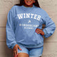 Simply Love Full Size WINTER WONDERLAND ALUMNI Graphic Long Sleeve Sweatshirt