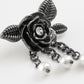 Floral Chain Detail Pearl Earrings