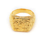 Textured Gold-Plated Ring