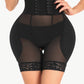 Full Size Breathable Lace Trim Shaping Shorts