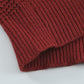 Crisscross Back Waffle-Knit Sweater
