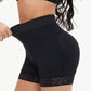 Full Size Zip-Up Lace Trim Shaping Shorts