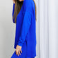 Zenana Ready to Relax Full Size Brushed Microfiber Loungewear Set in Bright Blue
