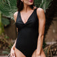 Twisted Plunge One-Piece Swimsuit