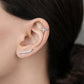 Inlaid Zircon Single Cuff Earring