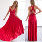 Multiway Wrap Convertible Boho Maxi Club Red Dress Bandage Long Dress Party Bridesmaids