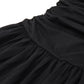 Women Summer Party Long Dress Sexy Ruched Bodycon Black Maxi Dresses