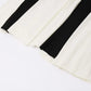 Elegant  Female Black White Patchwork Hem Maxi Dress Women Sexy Sleeveless Party Dresses