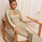 Hollow Out Long Sleeve Sexy Maxi Dress For Women Gown Autumn Winter New Metal Buckle Ruched Slit Long Dress Elegant