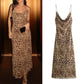 TRAF Leopard Print Long Dress Women Tulle Backless Slip Dress Woman Summer Sexy Holiday Dresses 2024 Vintage Midi Party Dresses