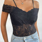 Lace Cold-Shoulder Bodysuit