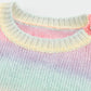 Gradient Stripes Bishop Sleeve Sweater