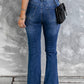 Distressed High Waist Flare Jeans