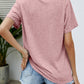 HAPPY EASTER Graphic Round Neck Tee Shirt