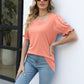 Square Neck Flounce Sleeve Top