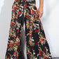 Printed High-Rise Tied Culottes