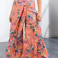 Printed High-Rise Tied Culottes