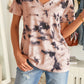 Tie-Dye V-Neck Tee Shirt