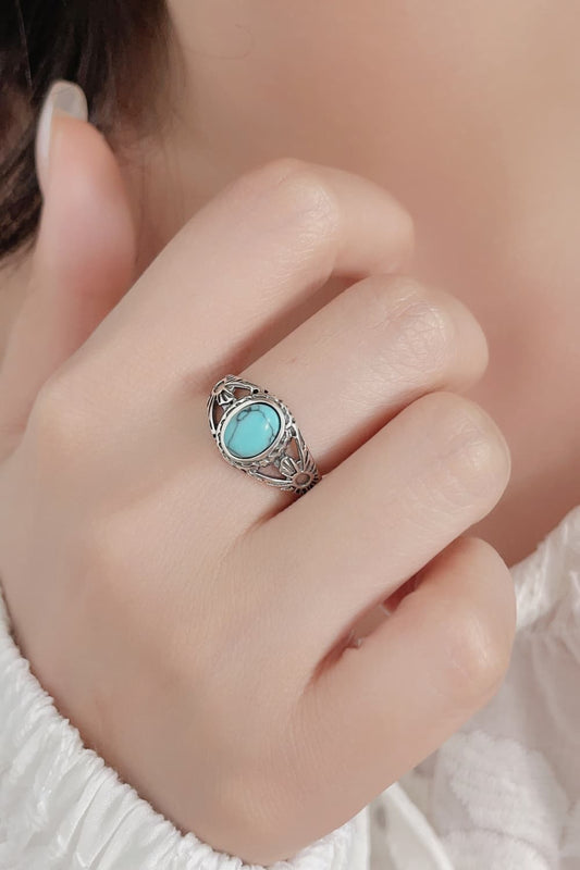 Turquoise 925 Sterling Silver Ring