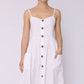 Spaghetti Strap Smocked Dress with Pockets