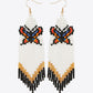 Butterfly Beaded Dangle Earrings