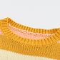 Striped Dropped Shoulder Knitted Pullover Sweater