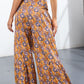 Printed High-Rise Tied Culottes