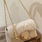 PU Leather Adjustable Chain Crossbody Bag
