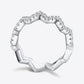 Moissanite Wavy Band Ring