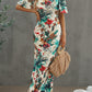 Floral Layered Off-Shoulder Maxi Dress