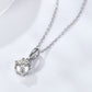 2 Carat 6-Prong Moissanite Pendant Necklace