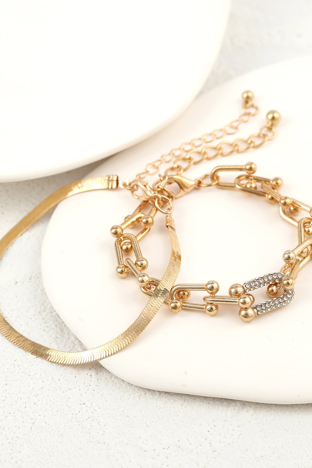 Alloy Two-Piece Bracelet Set