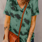 Tie-Dye V-Neck Tee Shirt