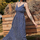 Ditsy Floral Spaghetti Strap Maxi Dress
