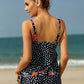 Printed Tied Tankini Set