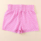 Leopard Elastic Waist Shorts