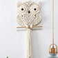 Hand-Woven Owl Macrame Wall Hanging