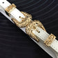Double Buckle PU Leather Belt