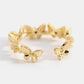 Butterfly Zircon Open Ring