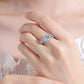 Sterling Silver Moissanite Ring