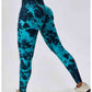 Tie Dye Wide Waistband Active Leggings
