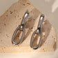 Gold-Plated Chain Link Earrings