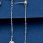 Moissanite Chain Earrings