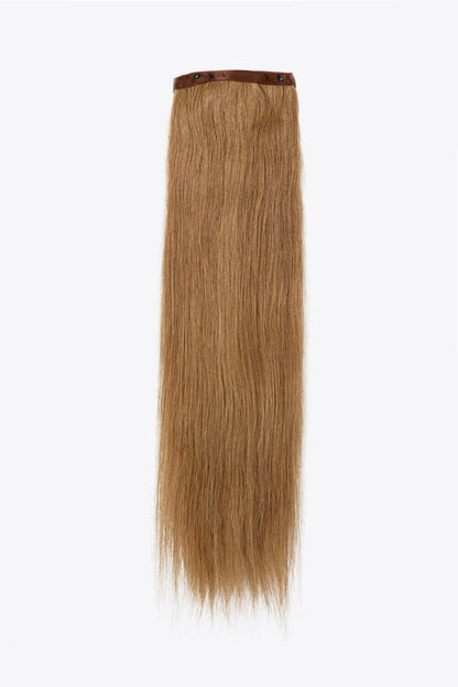 24" 130g #10 Ponytail Straight Human Hair