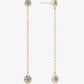 Moissanite Chain Earrings