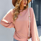 Dropped Shoulder Balloon Sleeve Sweatshirt