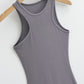 Round Neck Sleeveless Midi Dress